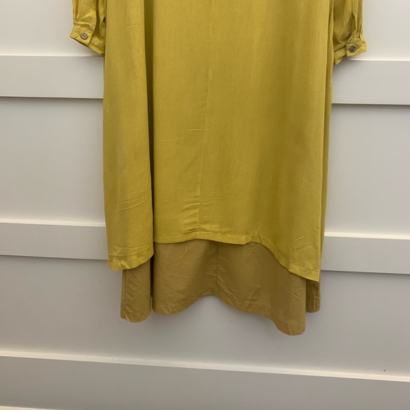 Anself Mustard Minimal/ Boho Natural Dress - Picture 7 of 7